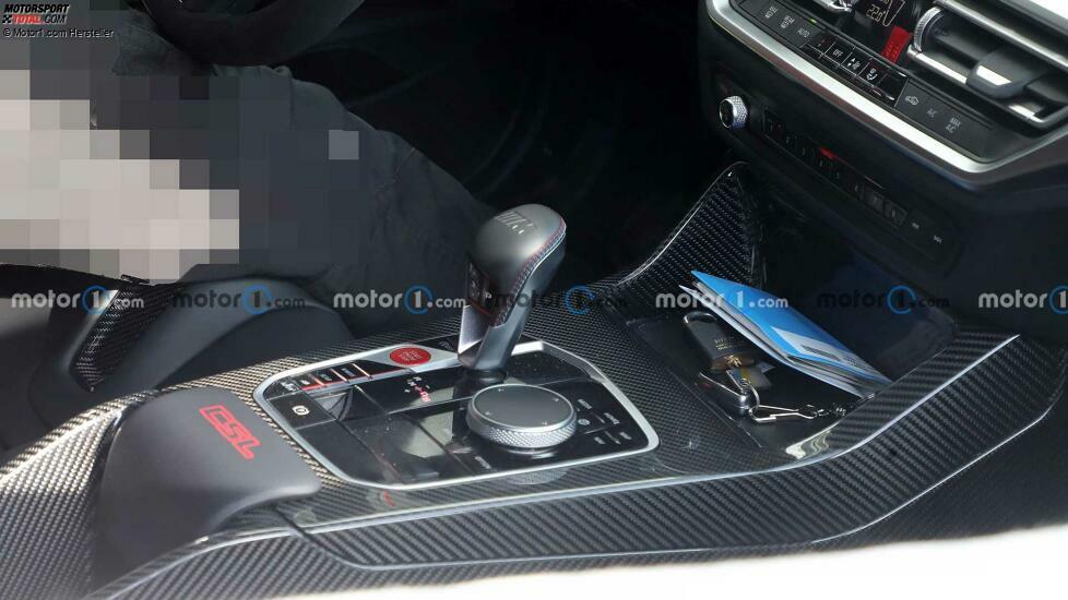 BMW M4 CSL (2022) neue Erlkönigbilder plus Cockpit