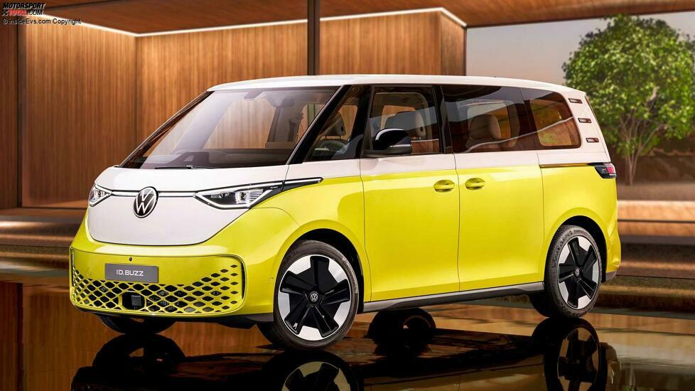 VW ID. Buzz in Limonengelb: Das Exterieur