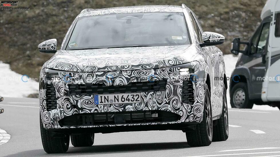 Audi Q5 (2023) auf neuen Erlkönigbildern