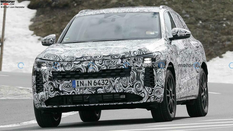 Audi Q5 (2023) auf neuen Erlkönigbildern