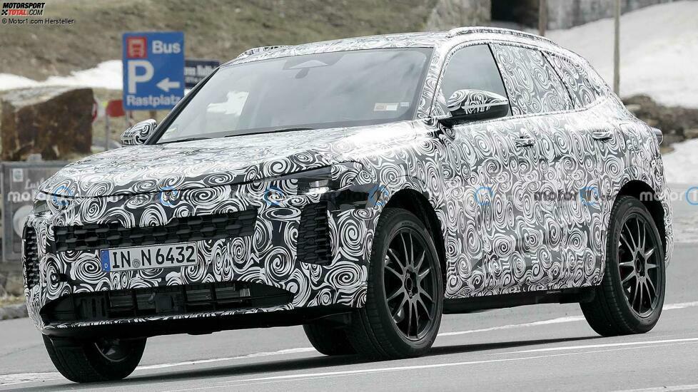 Audi Q5 (2023) auf neuen Erlkönigbildern