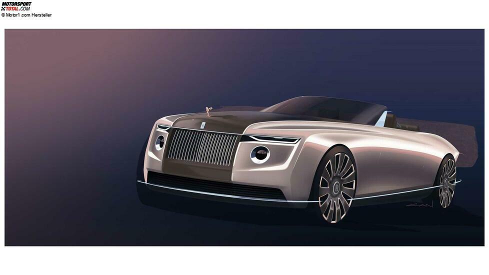 Rolls-Royce Bootsschwanz-Entwurfsskizzen