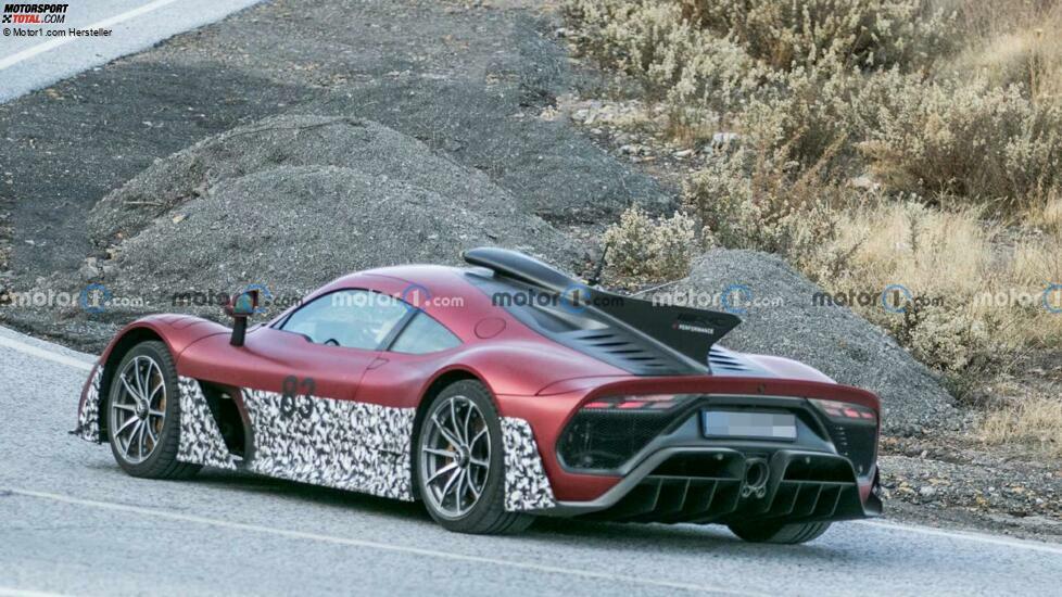 Mercedes-AMG One Rückfahr-Spionage-Foto