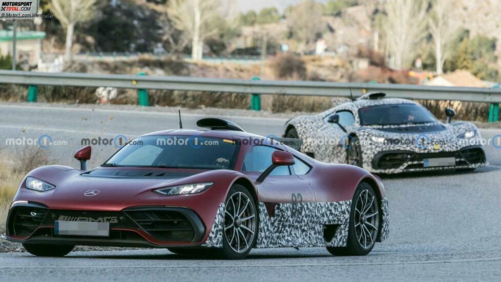 Mercedes-AMG One Frontansicht-Spionage-Foto