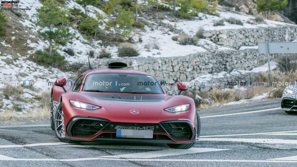 Mercedes-AMG One Frontansicht-Spionage-Foto