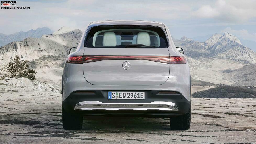 Mercedes EQS SUV in Alpingrau (2022)
