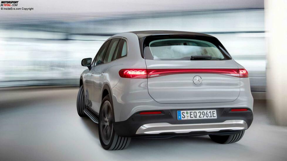 Mercedes EQS SUV in Alpingrau (2022)