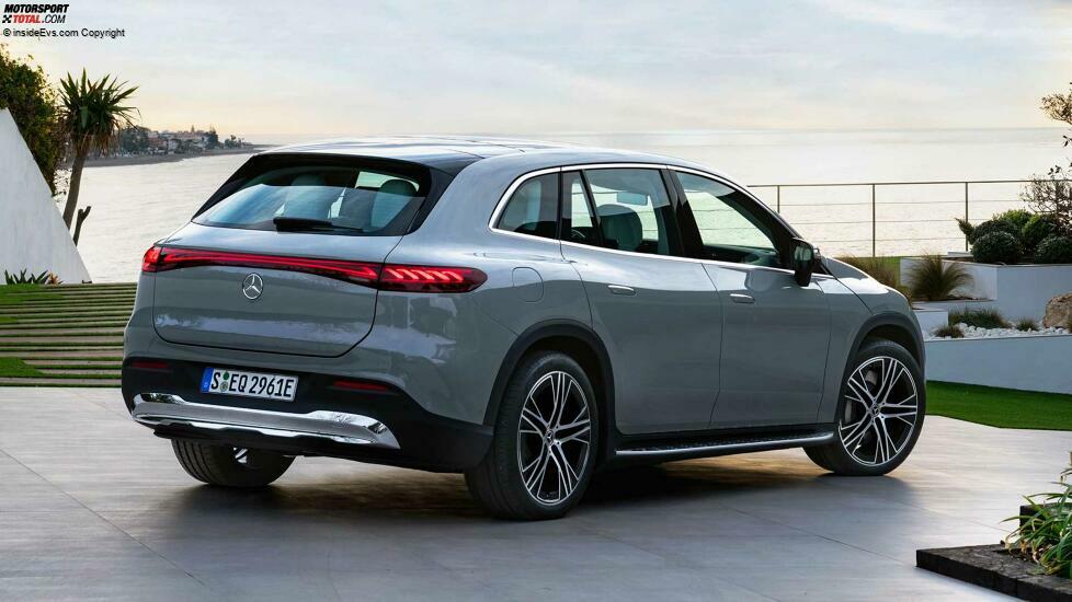 Mercedes EQS SUV in Alpingrau (2022)