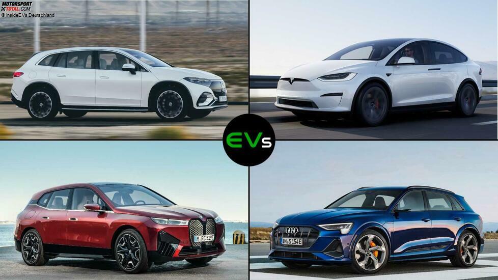 Mercedes EQS SUV im Vergleich