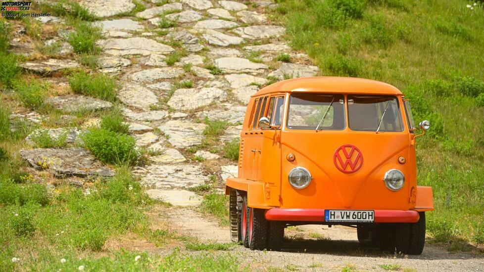 Raupen-Fuchs (1962) VW T1-Unikat mit Gleiskettenantrieb