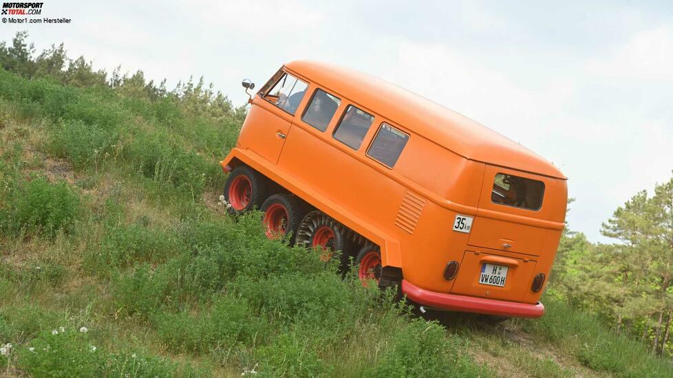 Raupen-Fuchs (1962) VW T1-Unikat mit Gleiskettenantrieb