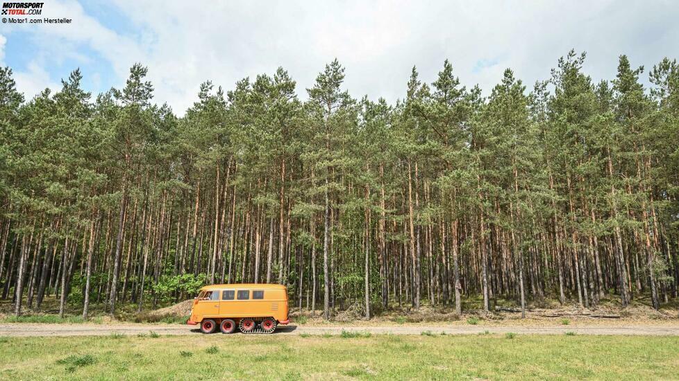 Raupen-Fuchs (1962) VW T1-Unikat mit Gleiskettenantrieb