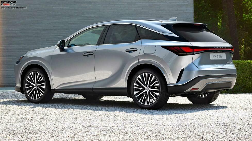2023 Lexus RX 450h+ Hinterwinkel