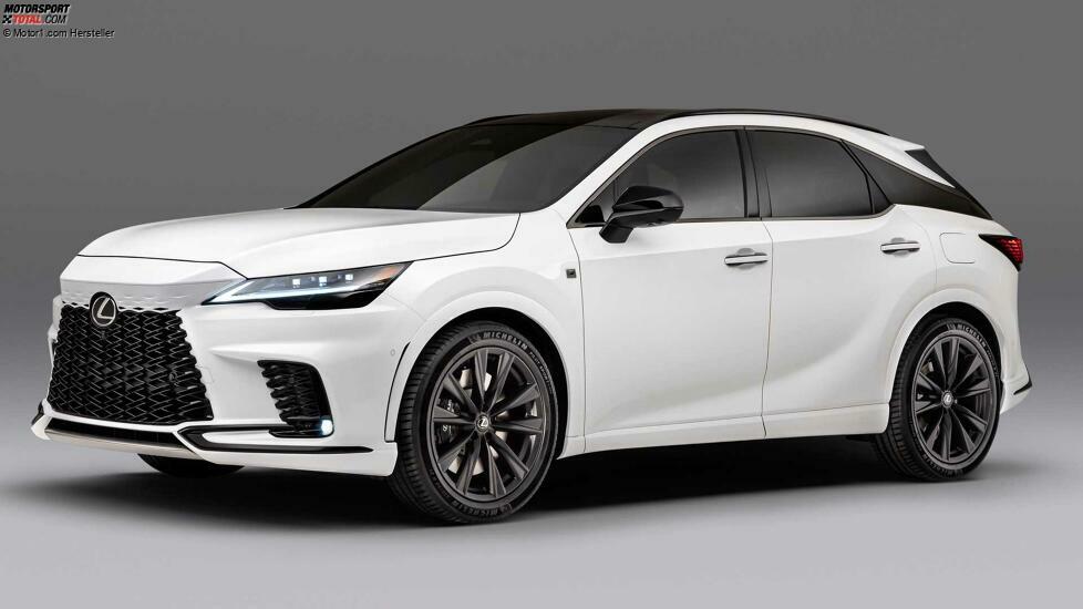2023 Lexus RX 500h F Sport Weiß Frontwinkel