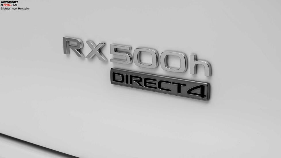 2023 Lexus RX 500h F Sport weiße Plakette