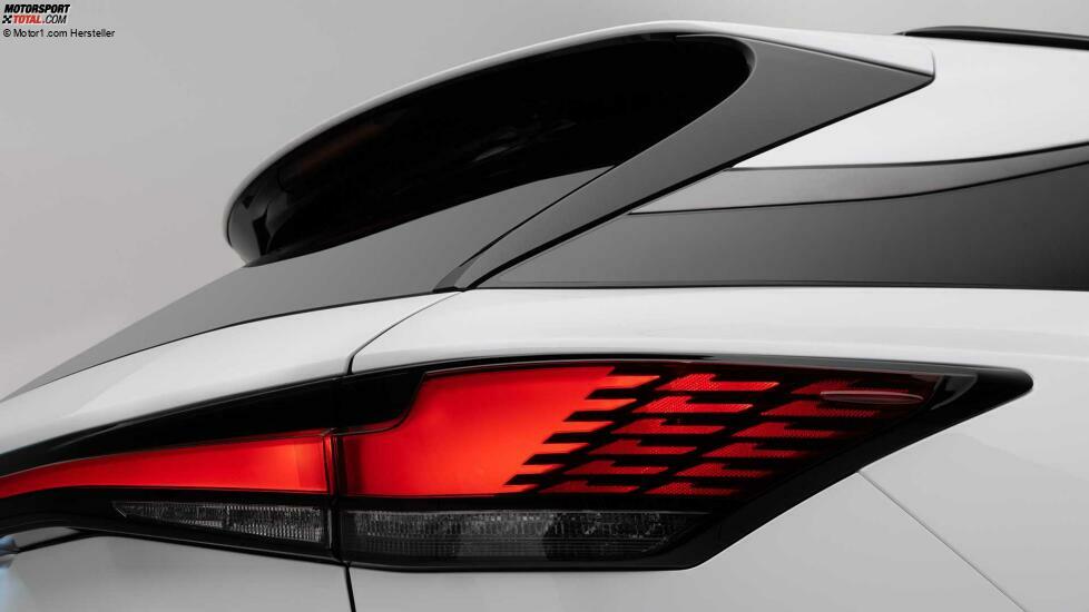 2023 Lexus RX 500h F Sport Weiß Spoiler Und Rücklicht