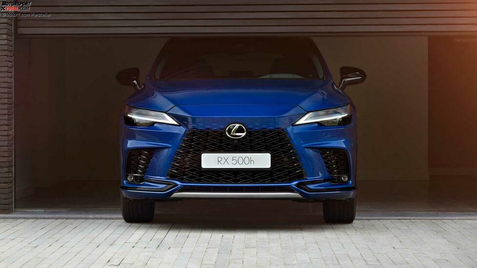 2023 Lexus RX 500h Hitze saphirblaue Nase