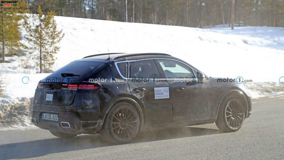 Porsche Macan EV auf neuen Erlkönigbildern