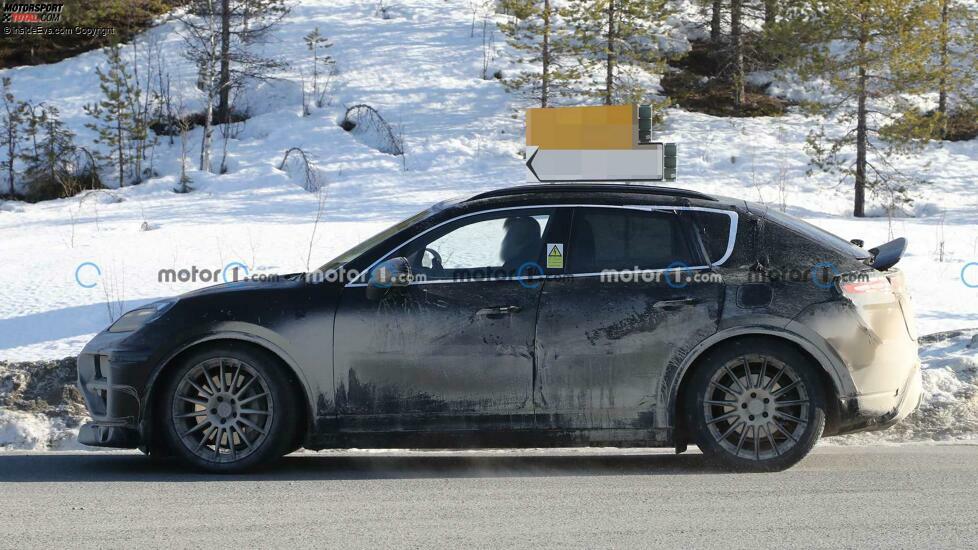 Porsche Macan EV auf neuen Erlkönigbildern