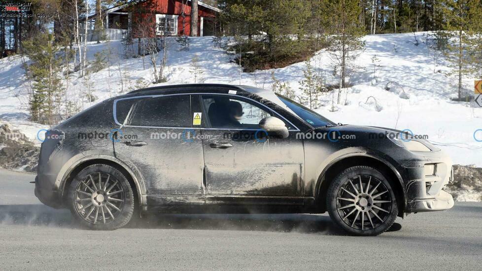 Porsche Macan EV auf neuen Erlkönigbildern