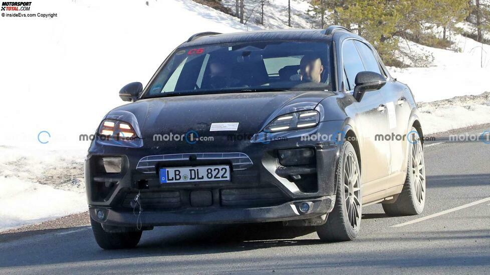 Porsche Macan EV auf neuen Erlkönigbildern