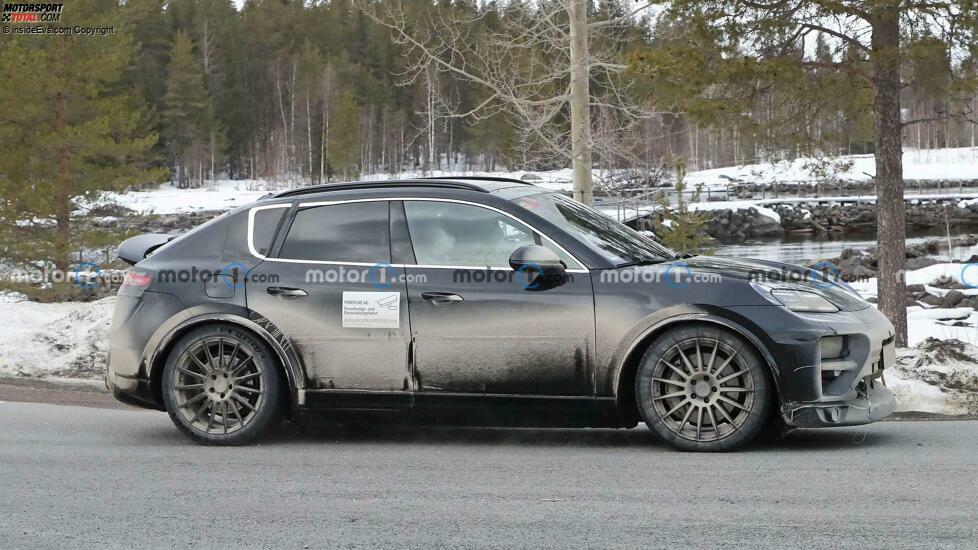 Porsche Macan EV auf neuen Erlkönigbildern