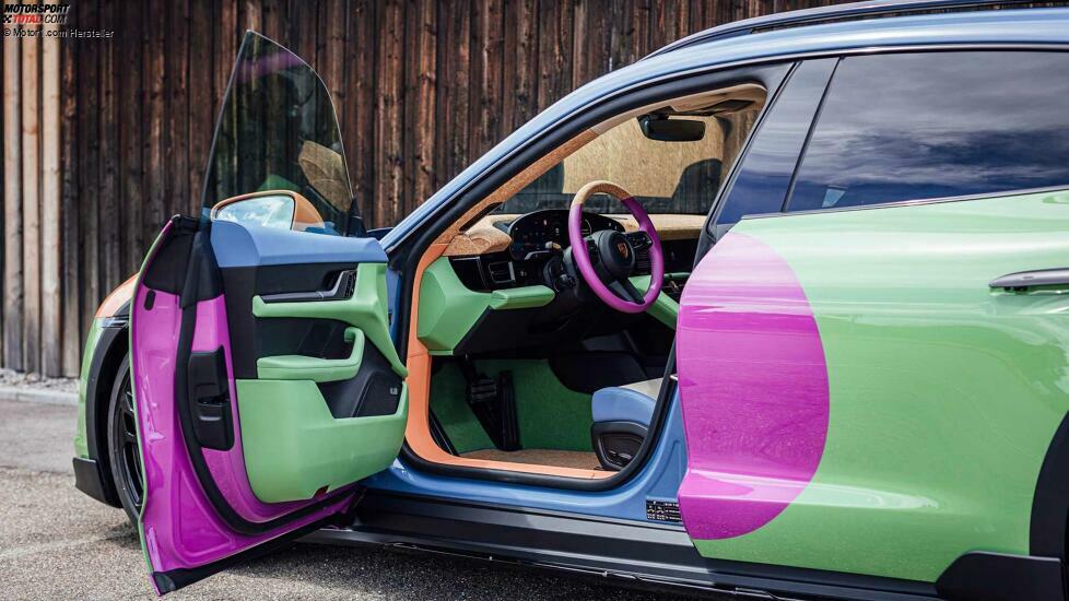 Porsche Taycan 4 Cross Turismo Art Car von Sean Wotherspoon