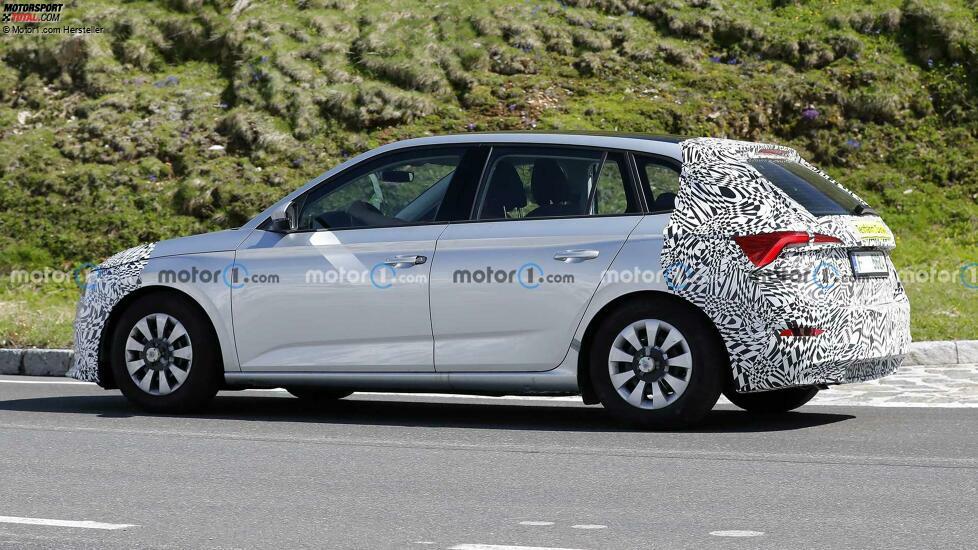 Skoda Scala (2023) mit Facelift als Erlkönig