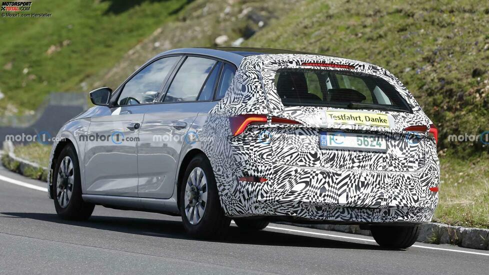 Skoda Scala (2023) mit Facelift als Erlkönig