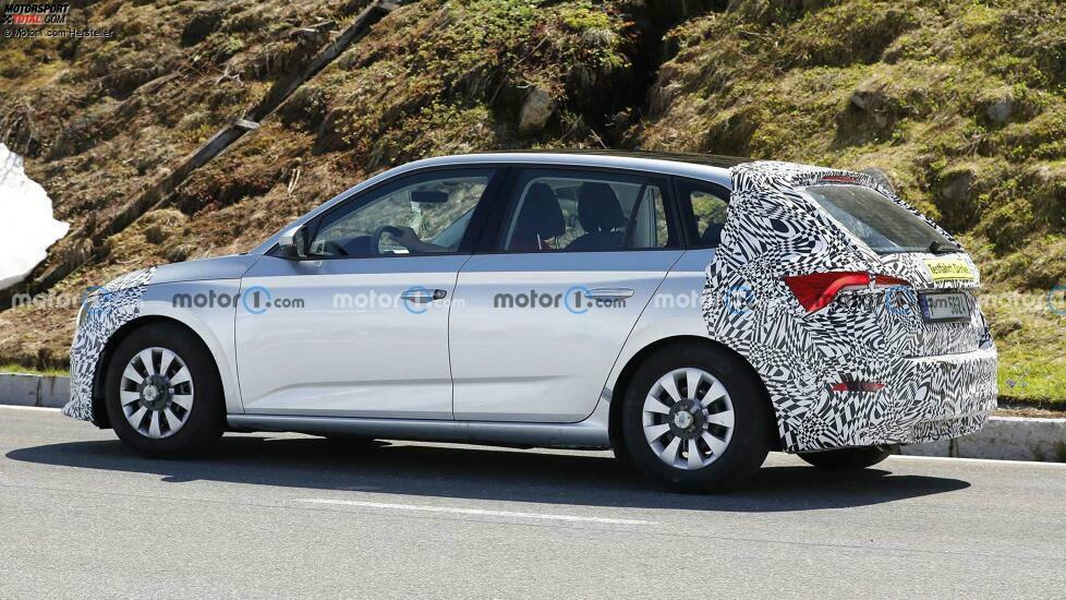 Skoda Scala (2023) mit Facelift als Erlkönig