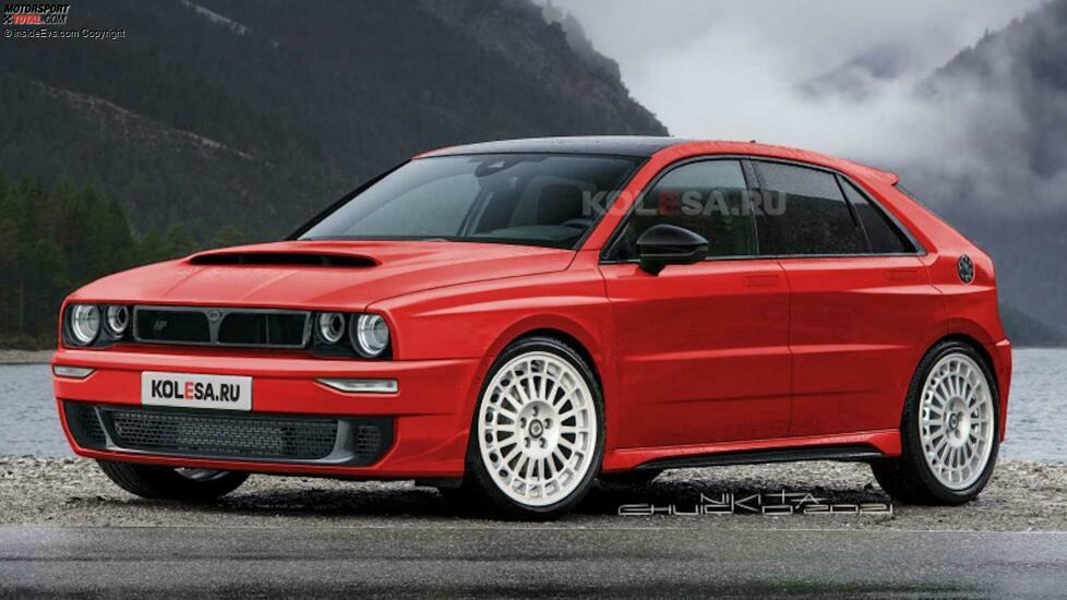 Lancia Delta Integrale (Rendering)