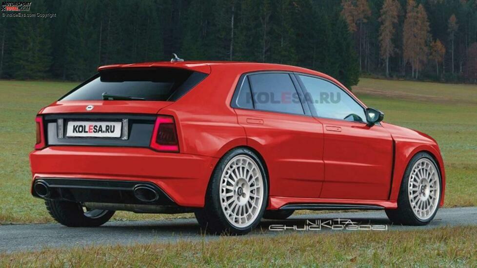 Lancia Delta Integrale (Rendering)