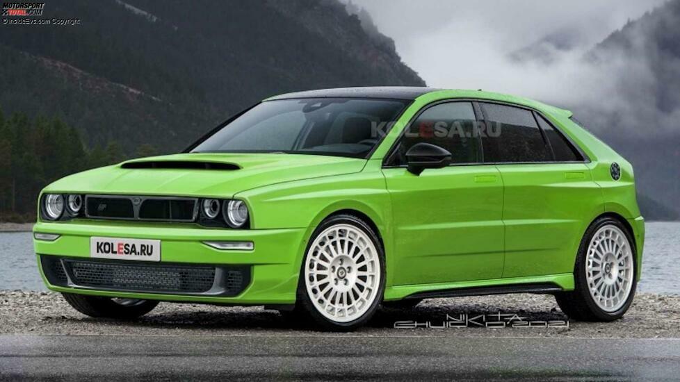 Lancia Delta Integrale (Rendering)