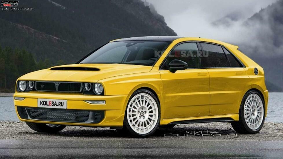 Lancia Delta Integrale (Rendering)