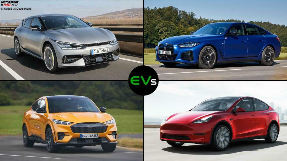 Kia EV6 GT im Vergleich mit den Konkurrenten Collage