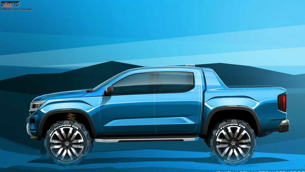 2023 Volkswagen Amarok Seitenansicht-Teaser