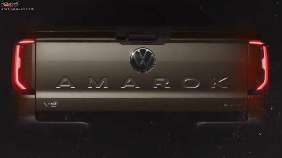 New 2023 Volkswagen Amarok Teaser Taillight V6
