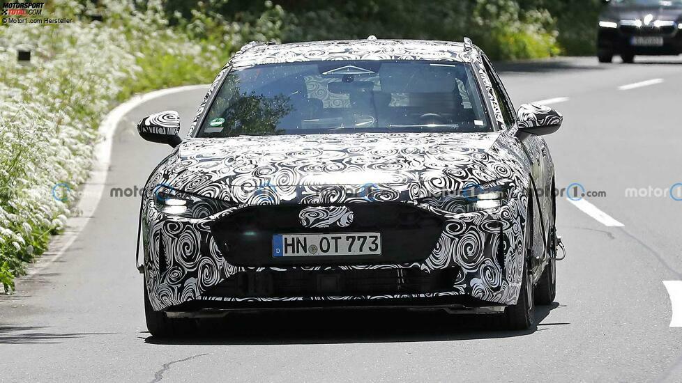 Audi S4 (2023) auf ersten Erlkönigbildern