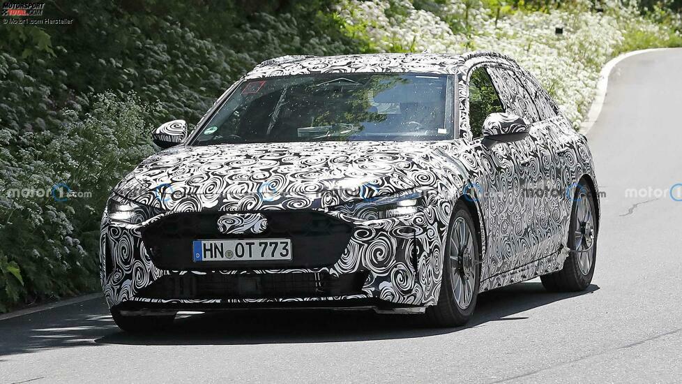 Audi S4 (2023) auf ersten Erlkönigbildern