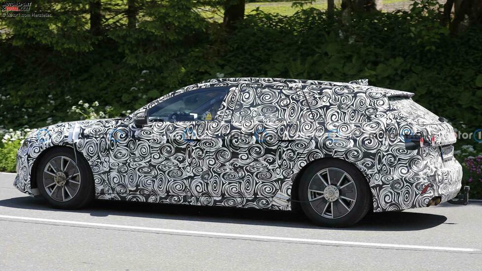 Audi S4 (2023) auf ersten Erlkönigbildern