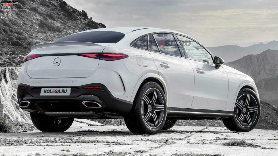 Mercedes-Benz GLC Coupe (2023) im Rendering