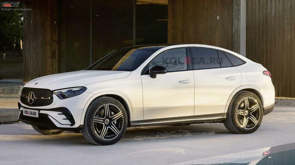 Mercedes-Benz GLC Coupe (2023) im Rendering