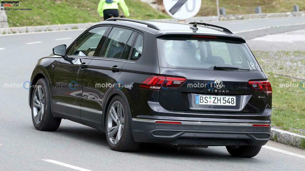 Volkswagen Tiguan Elektro als Mule erwischt