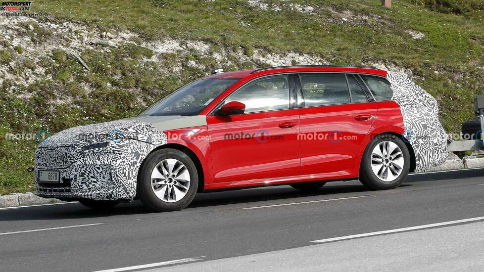 Skoda Octavia Facelift (2023) erstmals als Erlkönig