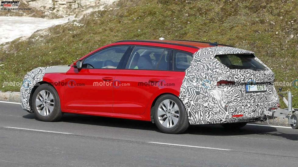 Skoda Octavia Facelift (2023) erstmals als Erlkönig