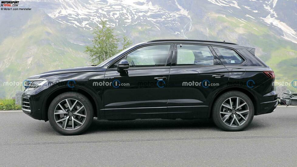 Volkswagen Touareg Facelift auf neuen Erlkönigfotos