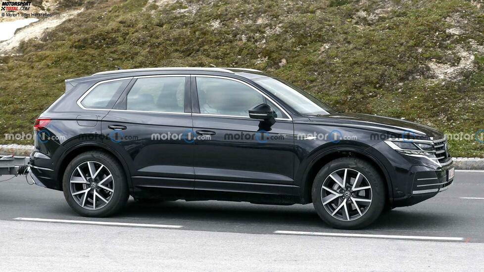 Volkswagen Touareg Facelift auf neuen Erlkönigfotos