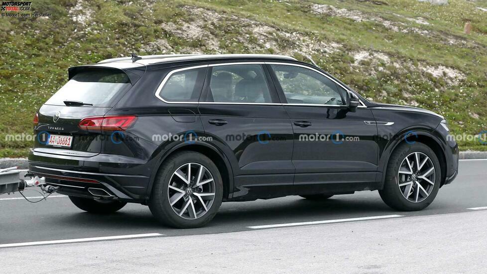 Volkswagen Touareg Facelift auf neuen Erlkönigfotos