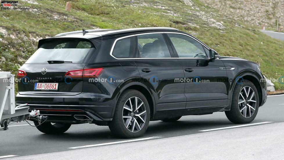 Volkswagen Touareg Facelift auf neuen Erlkönigfotos