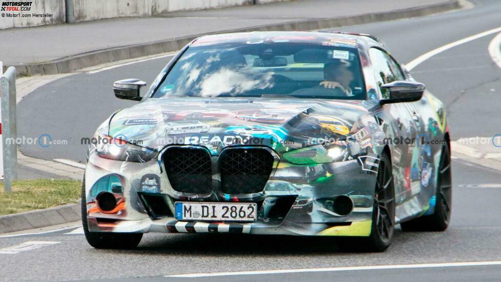 BMW 3.0 CSL Hommage Erlkönig in Aktion erwischt
